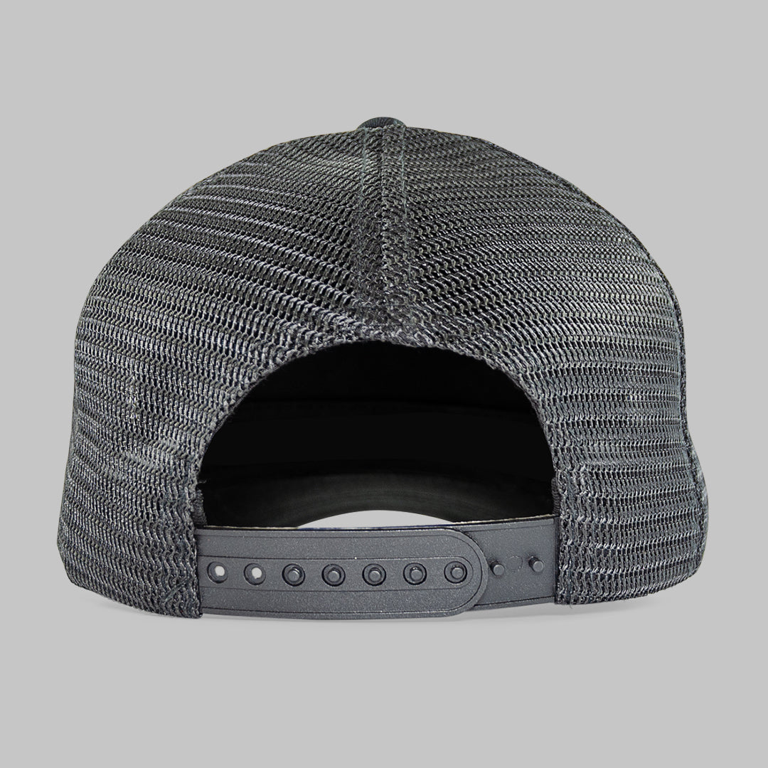 The Queen Black Trucker Cap