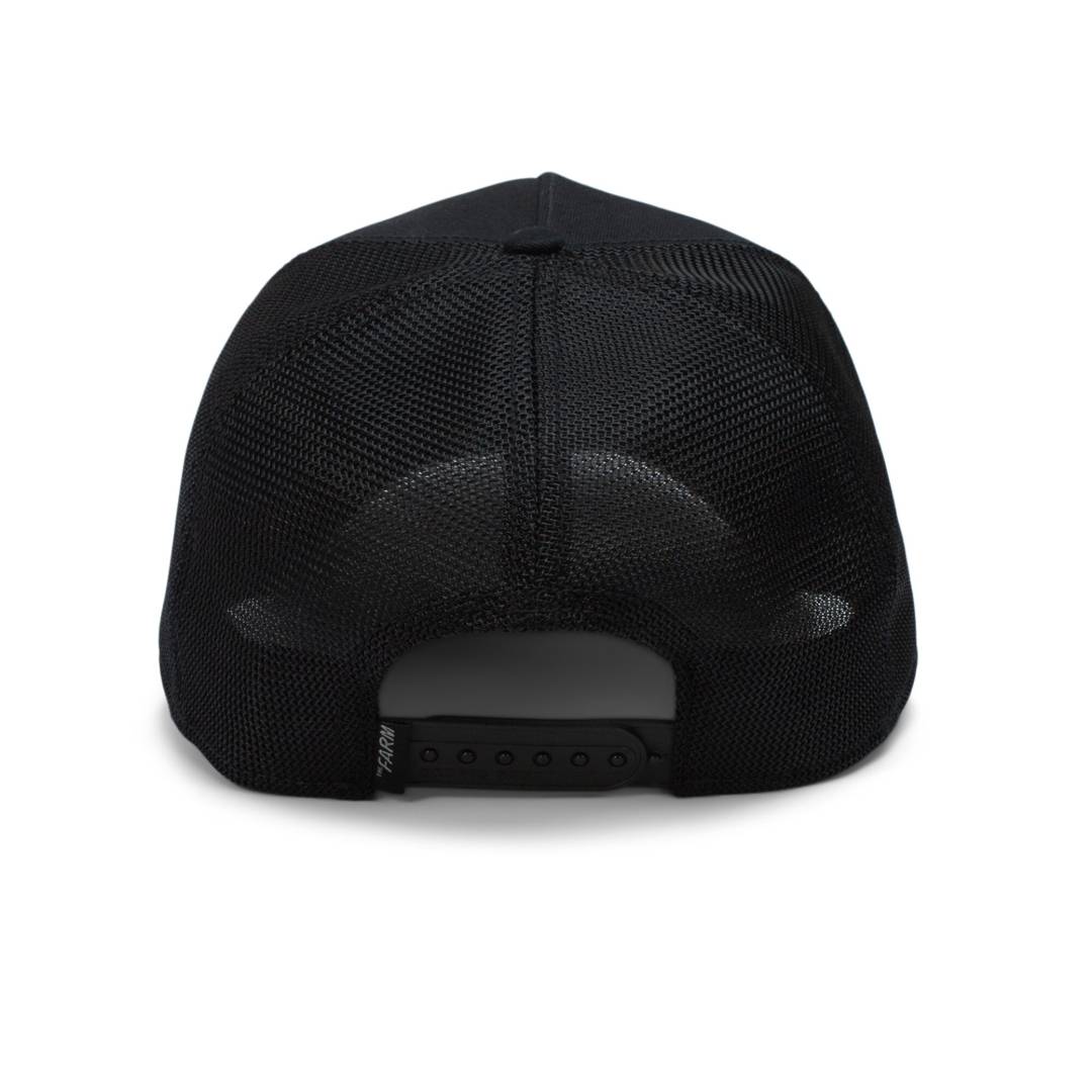 The GOAT Black Trucker Cap