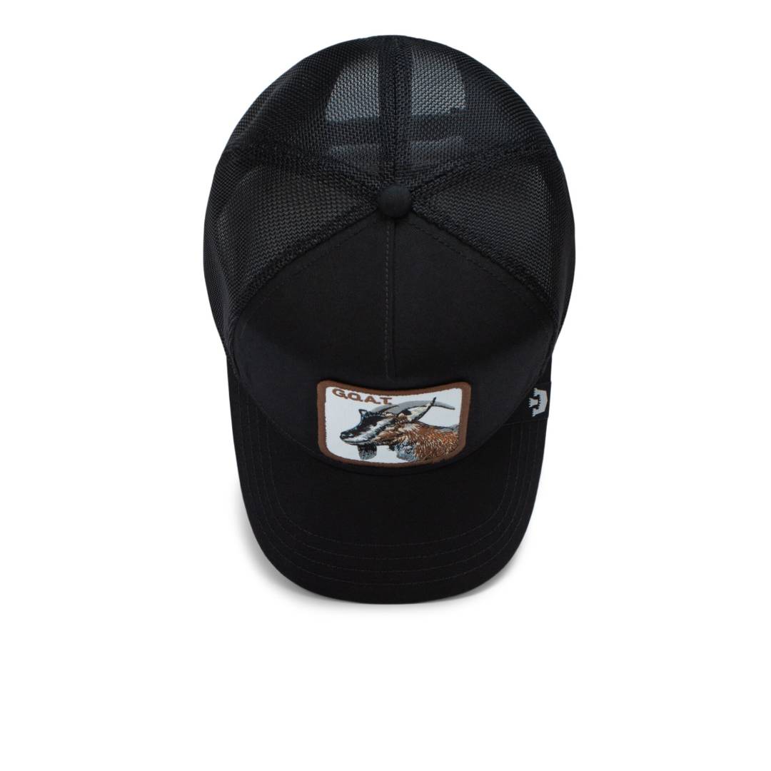 The GOAT Black Trucker Cap