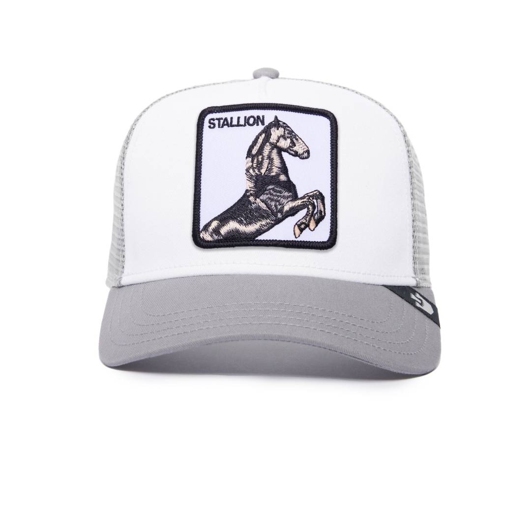 The Stallion White Trucker Cap