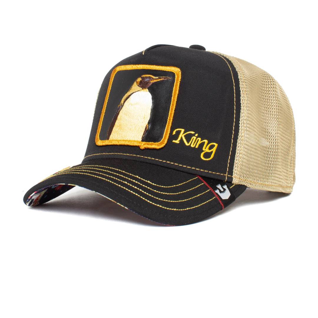 Quart Major Black Trucker Cap