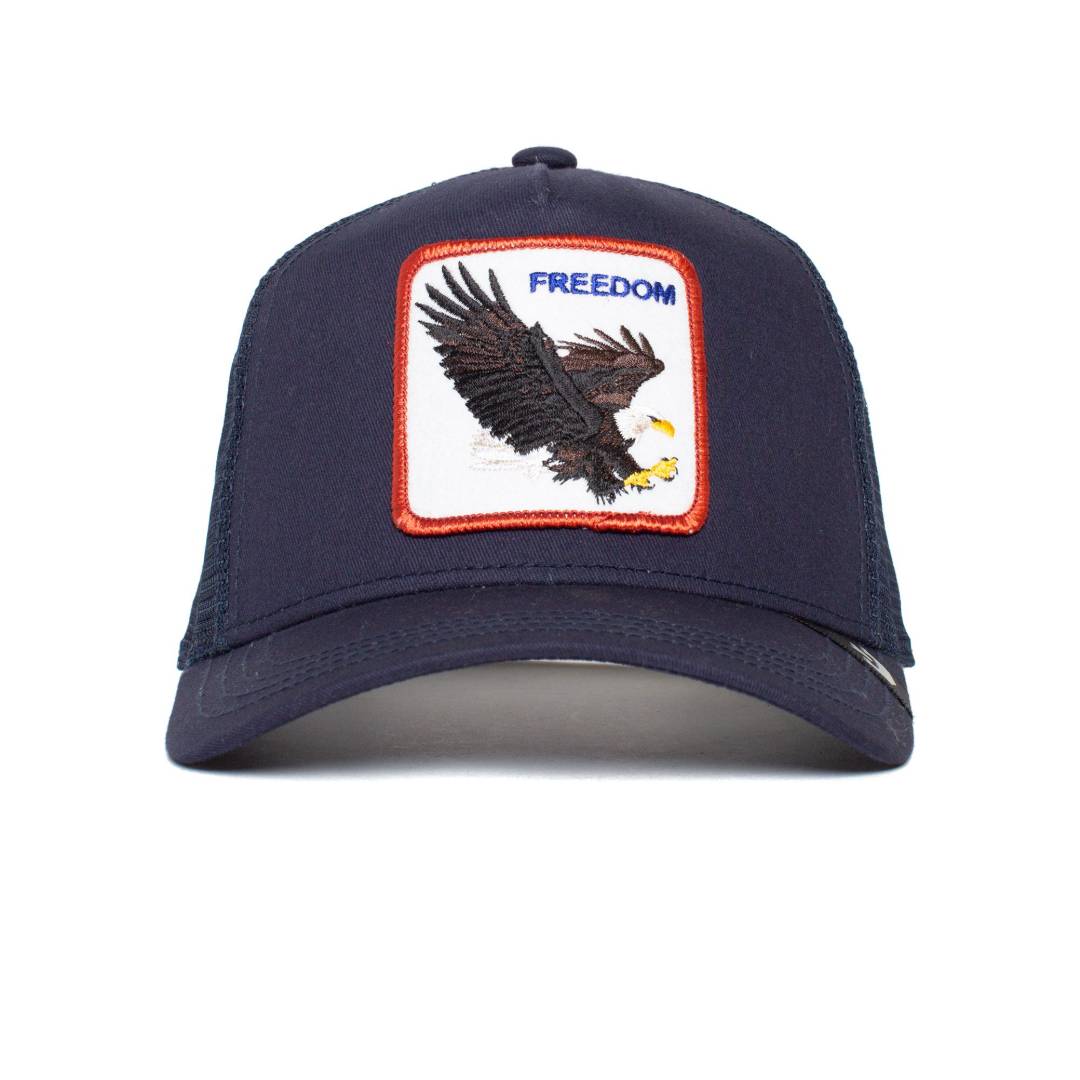 Freedom Truckin Navy Trucker Cap