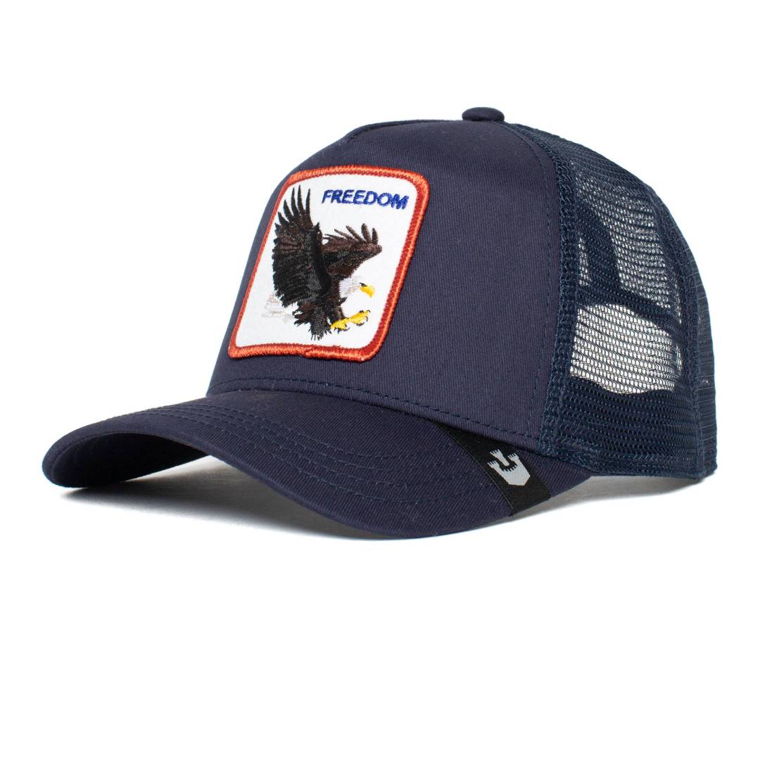 Freedom Truckin Navy Trucker Cap