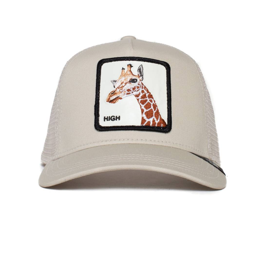 High Truckin Cream Trucker Cap