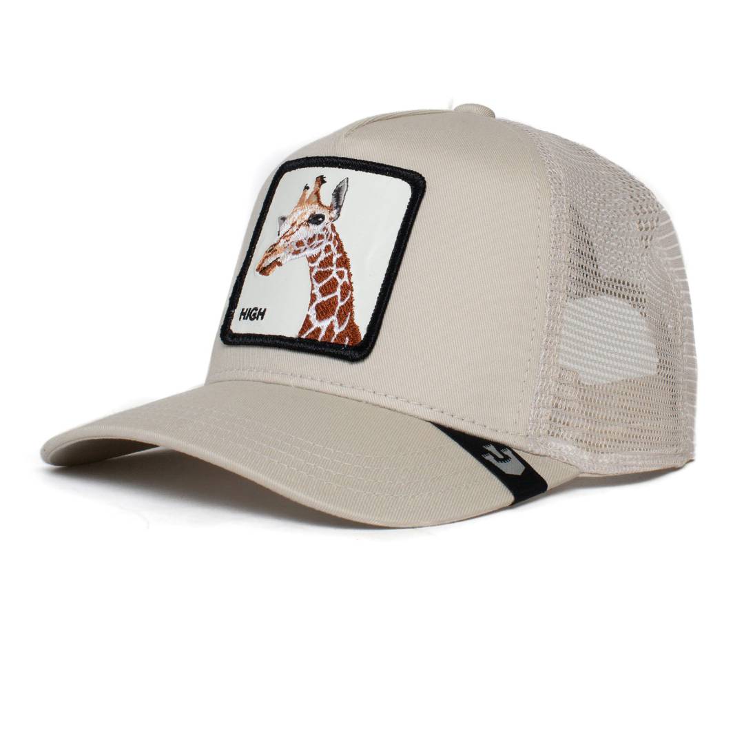 High Truckin Cream Trucker Cap