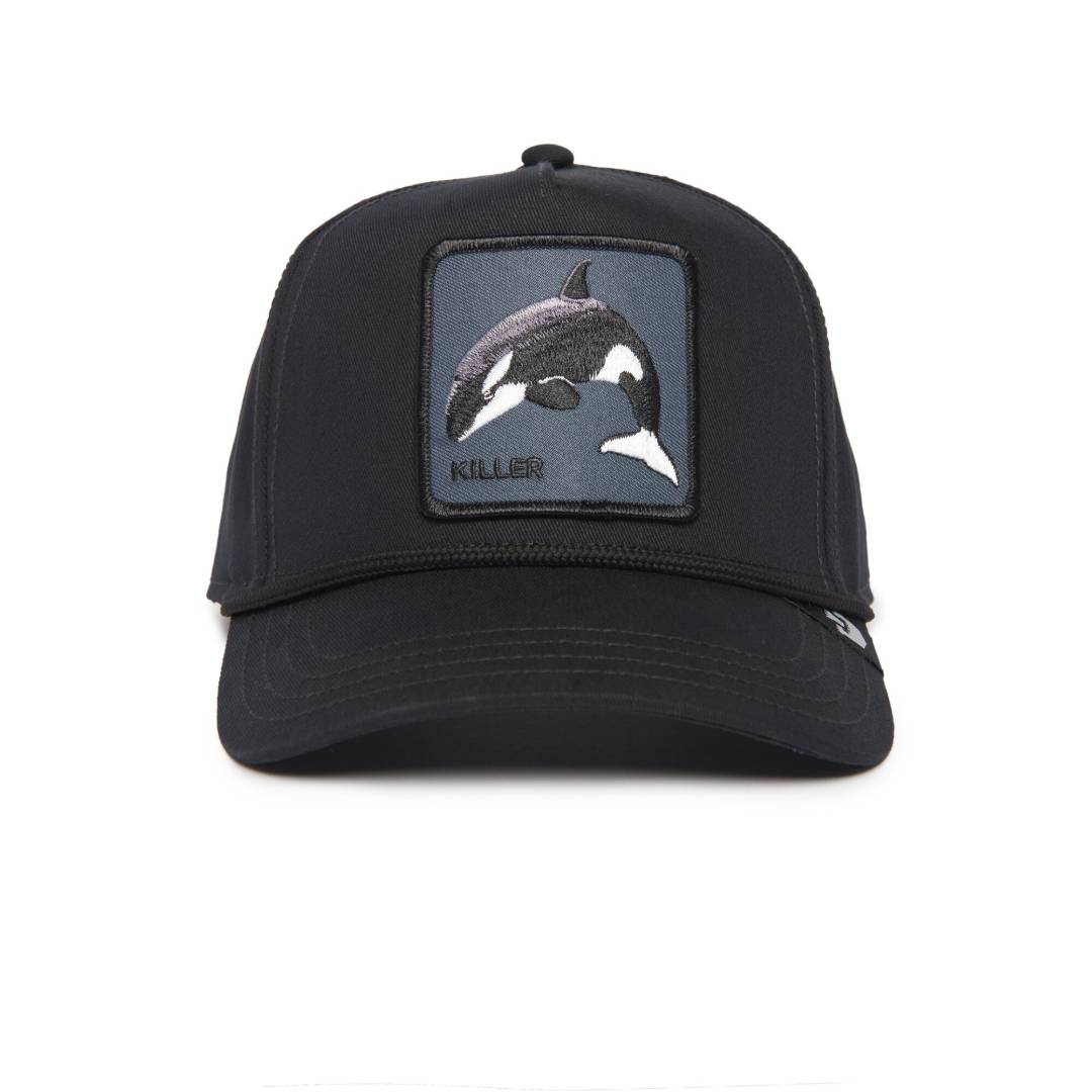 Killer Whale 100 Black Baseball Cap