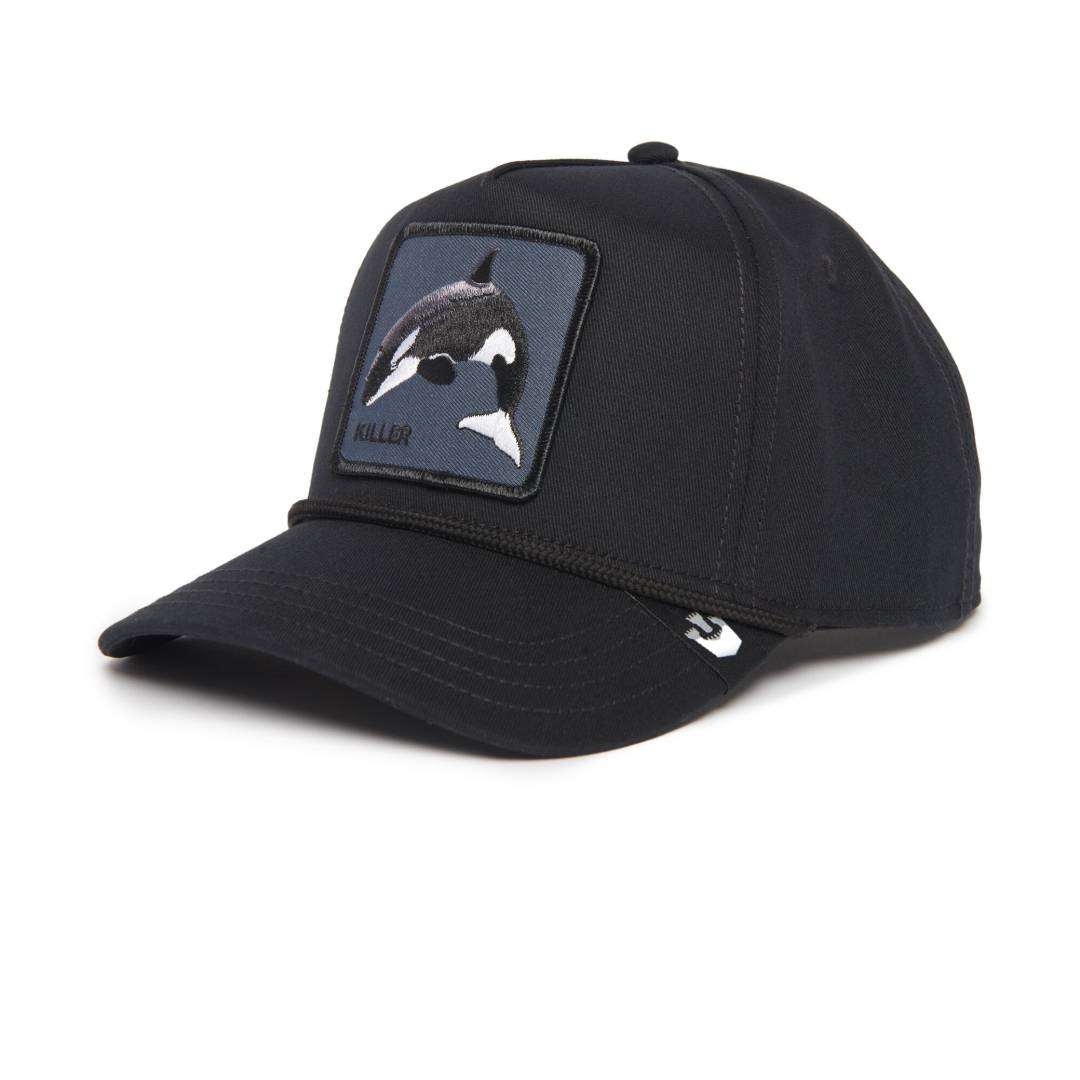 Killer Whale 100 Black Baseball Cap