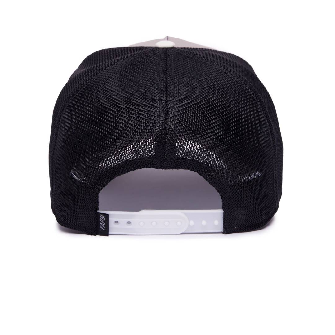 MV Stripes Grey Trucker Cap