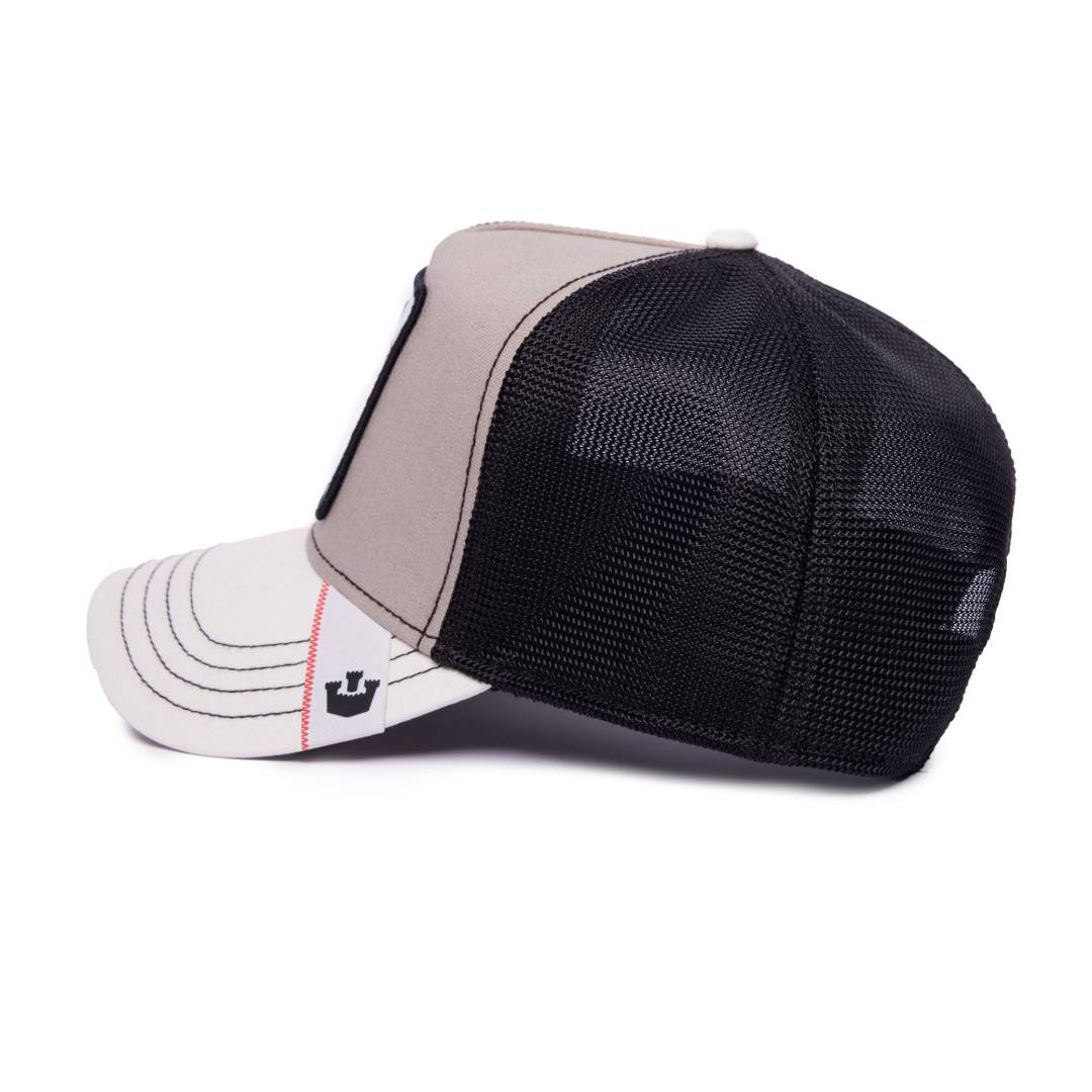 MV Stripes Grey Trucker Cap