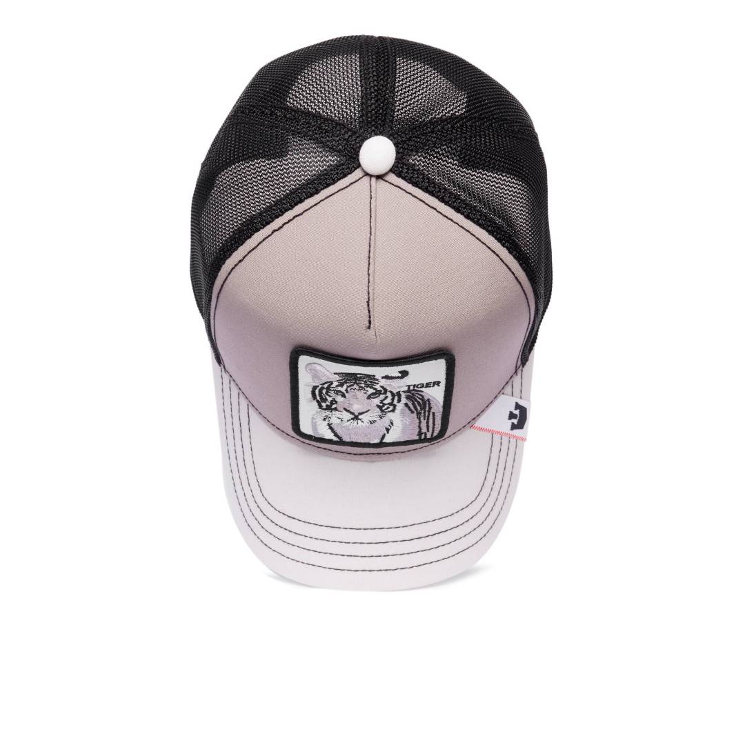 MV Stripes Grey Trucker Cap