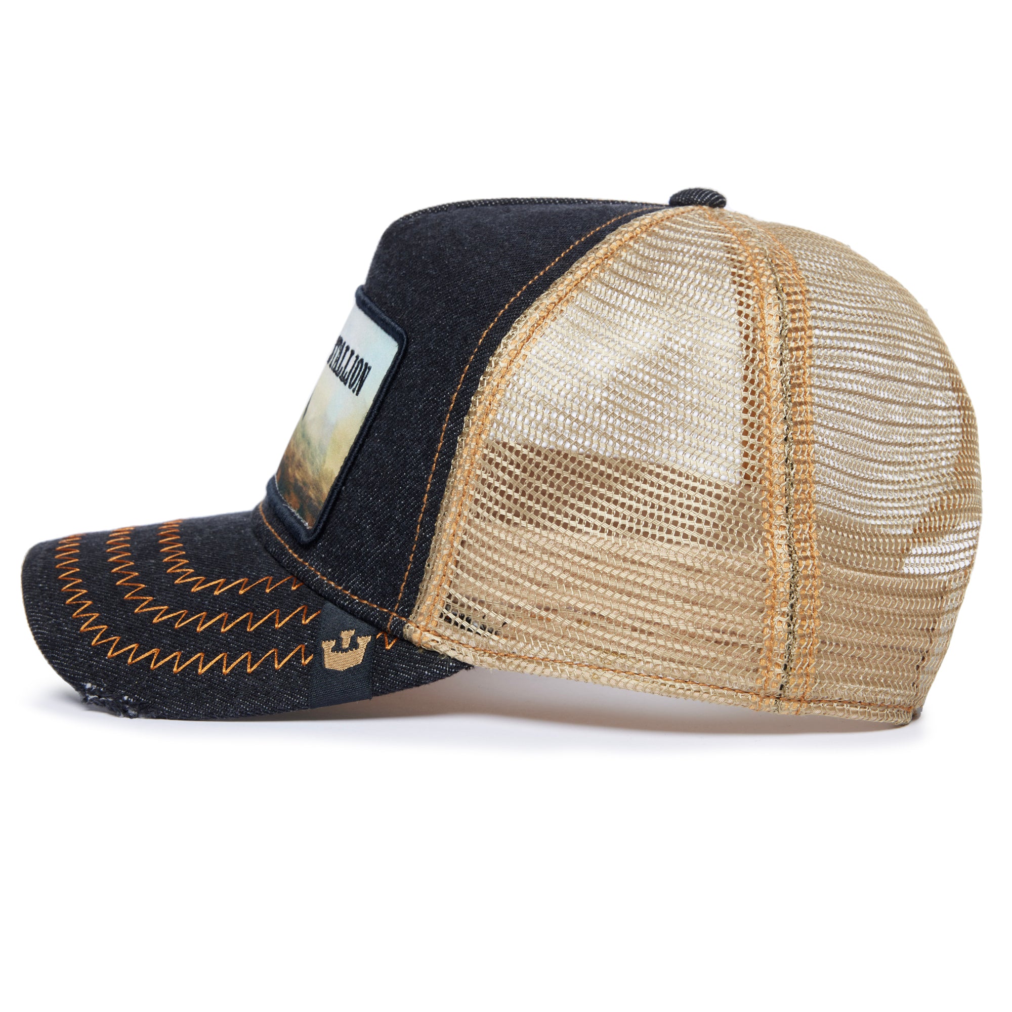 The Stallion Charcoal Trucker Cap