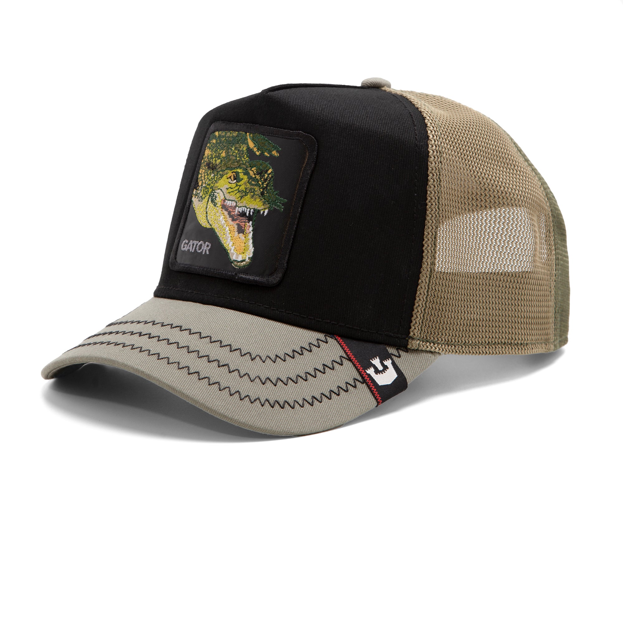 Tri Gator Olive Trucker Cap