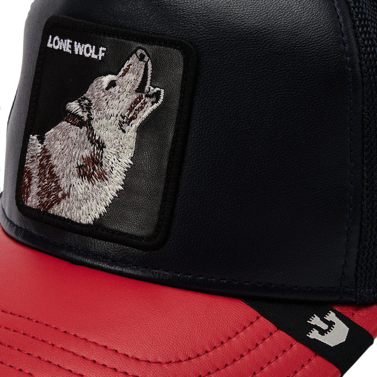 Shleather Wolf Black Trucker Cap