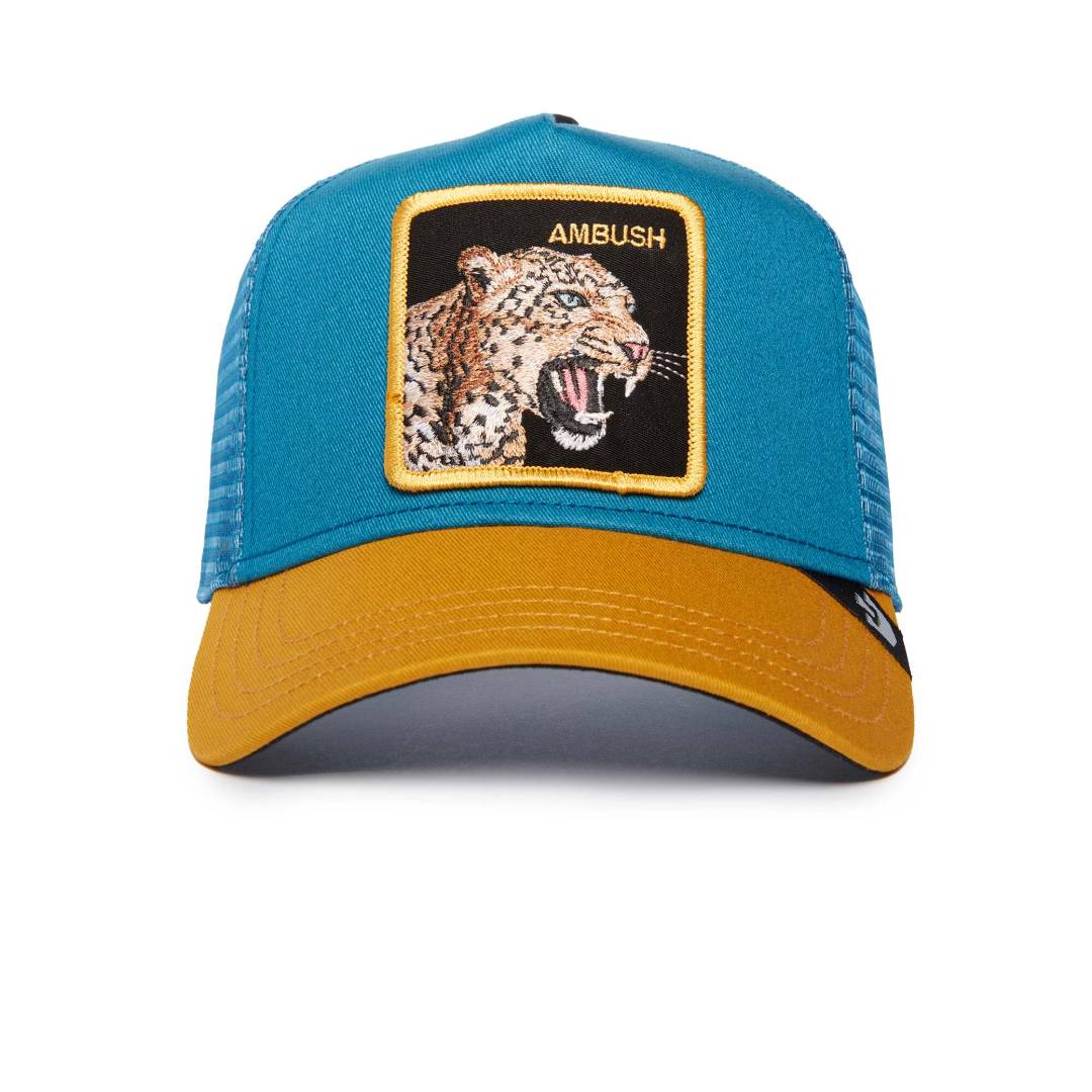 The Ambush Jaguar Teal Trucker Cap