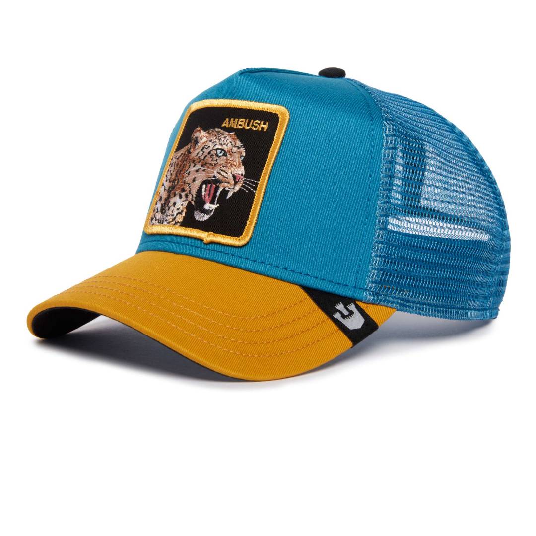 The Ambush Jaguar Teal Trucker Cap