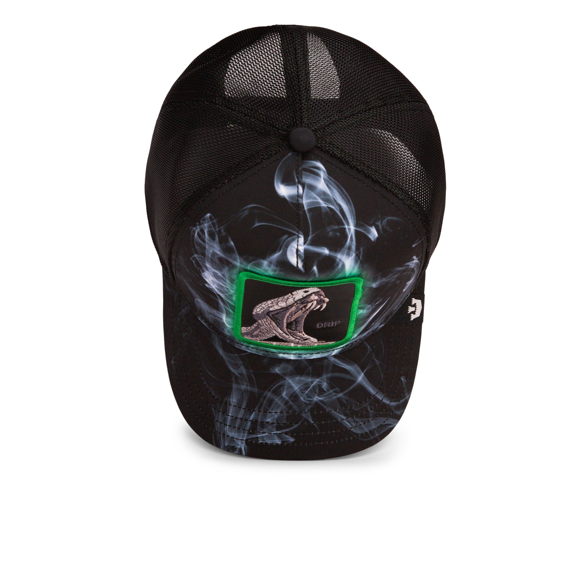 Drip Neon Noir Black Trucker Cap