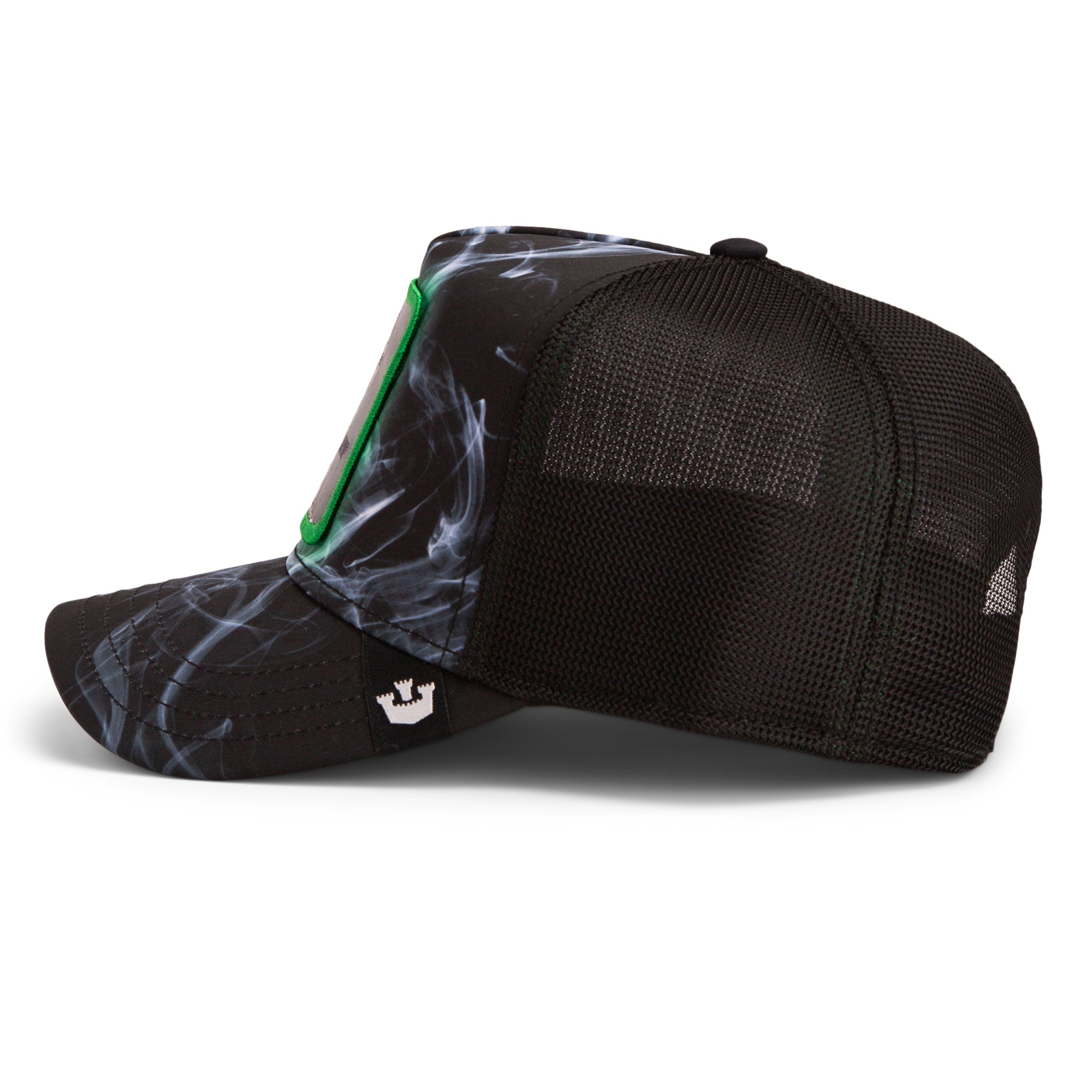 Drip Neon Noir Black Trucker Cap