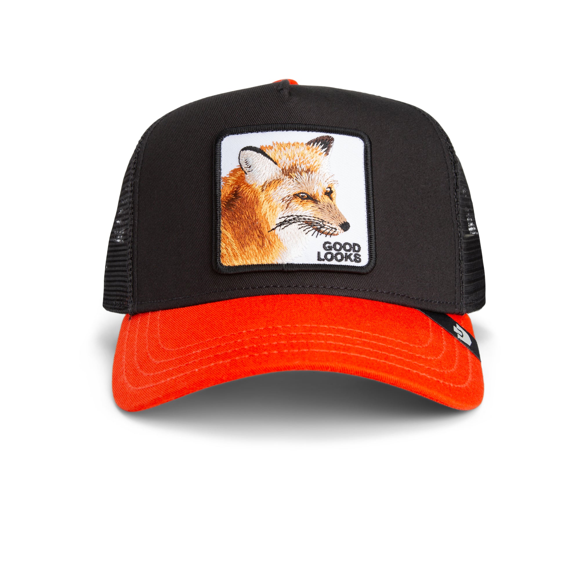 The Good Looks Fox Black Trucker Cap