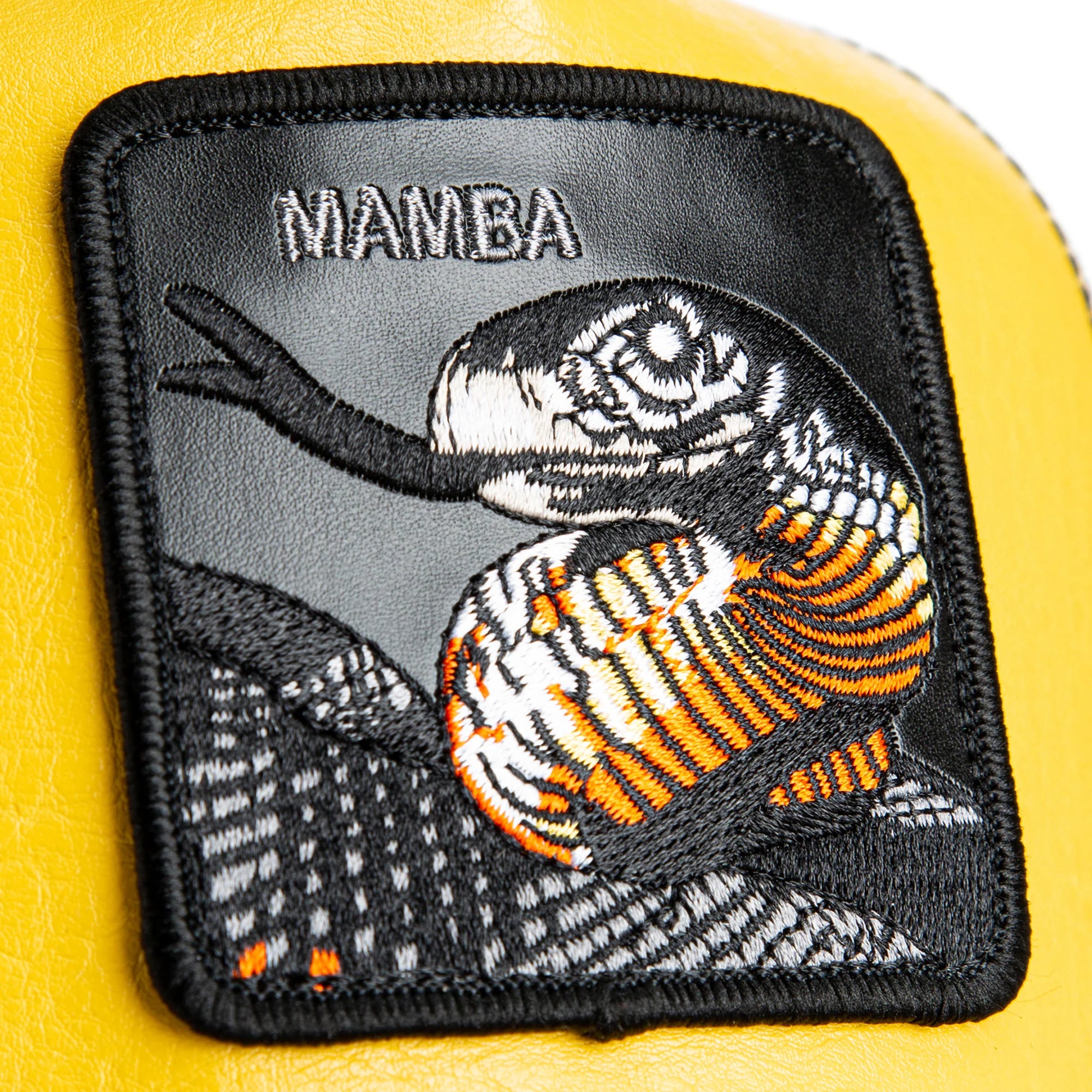Courtside Mamba Yellow Trucker Cap