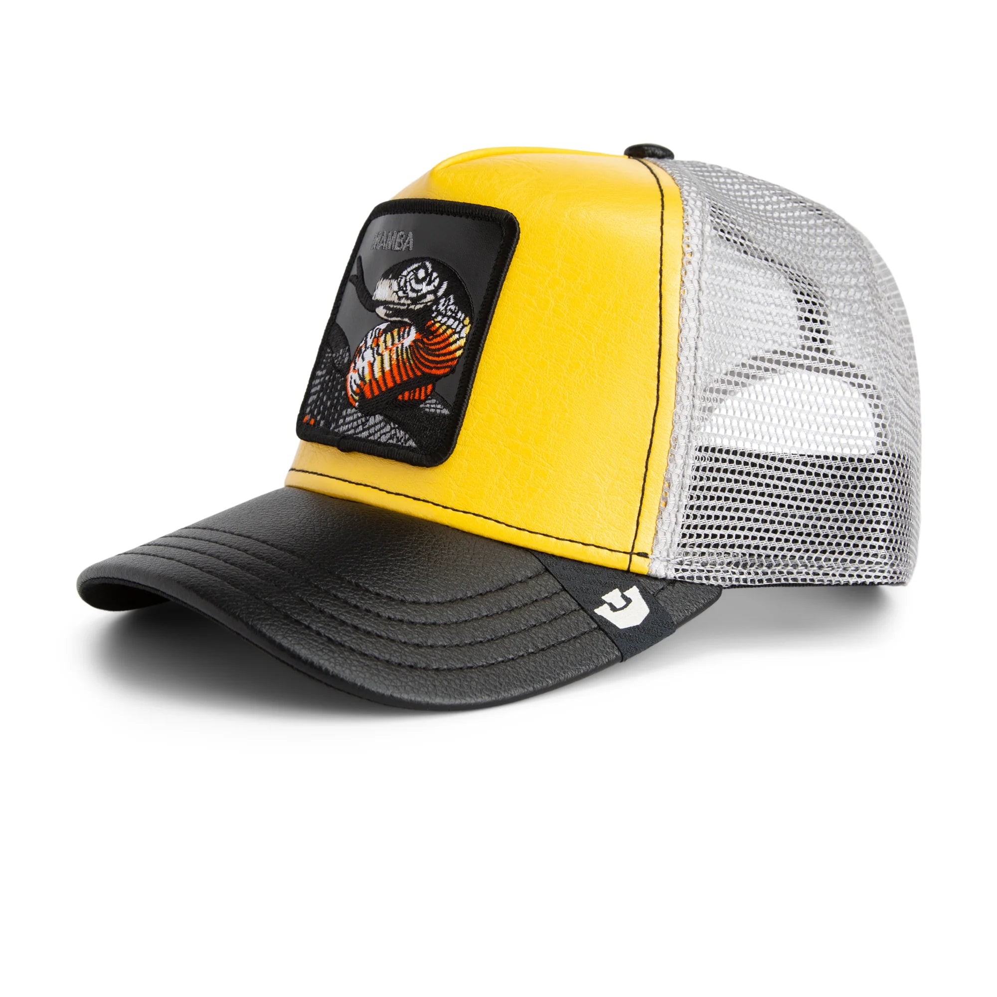 Courtside Mamba Yellow Trucker Cap