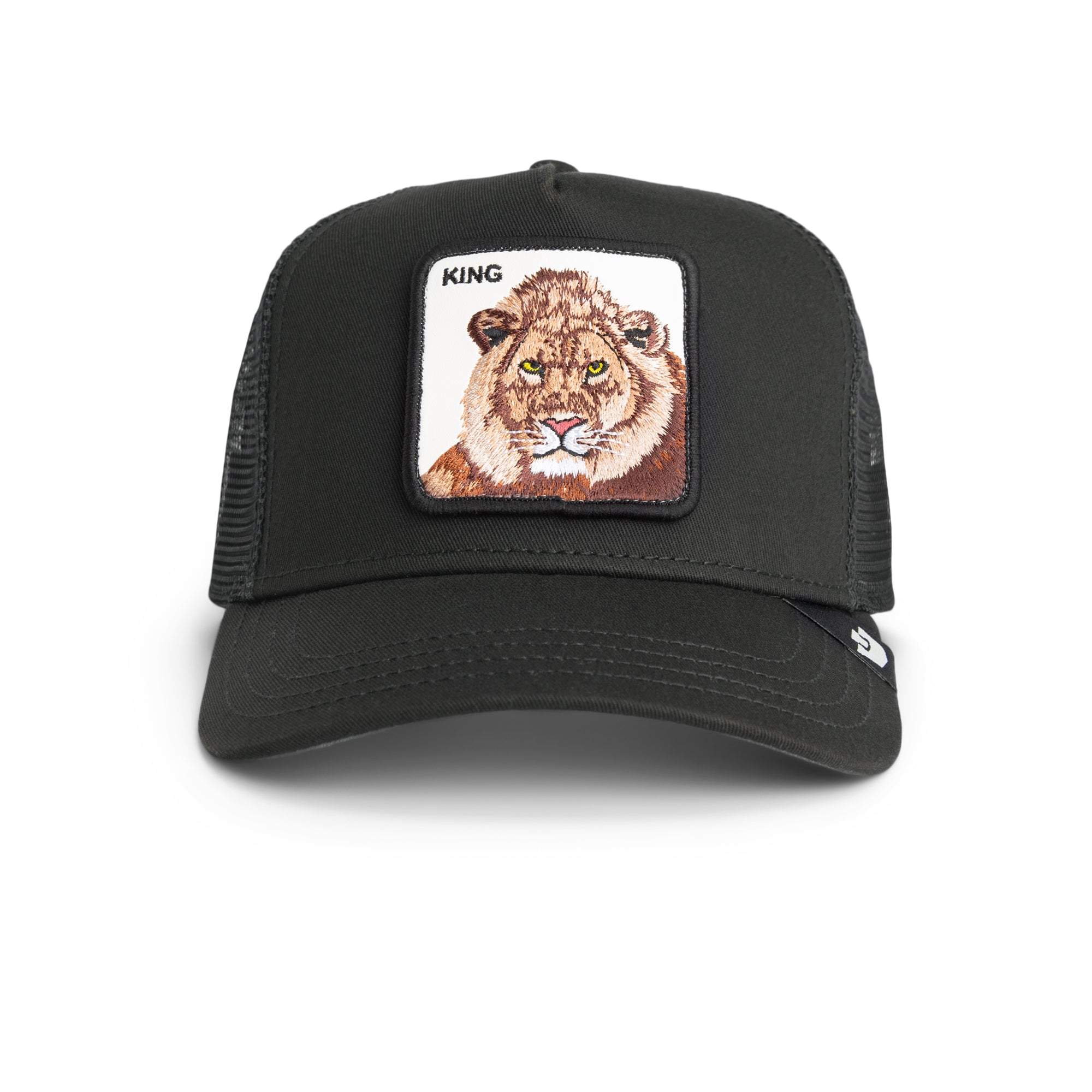 The Lion Black Trucker Cap