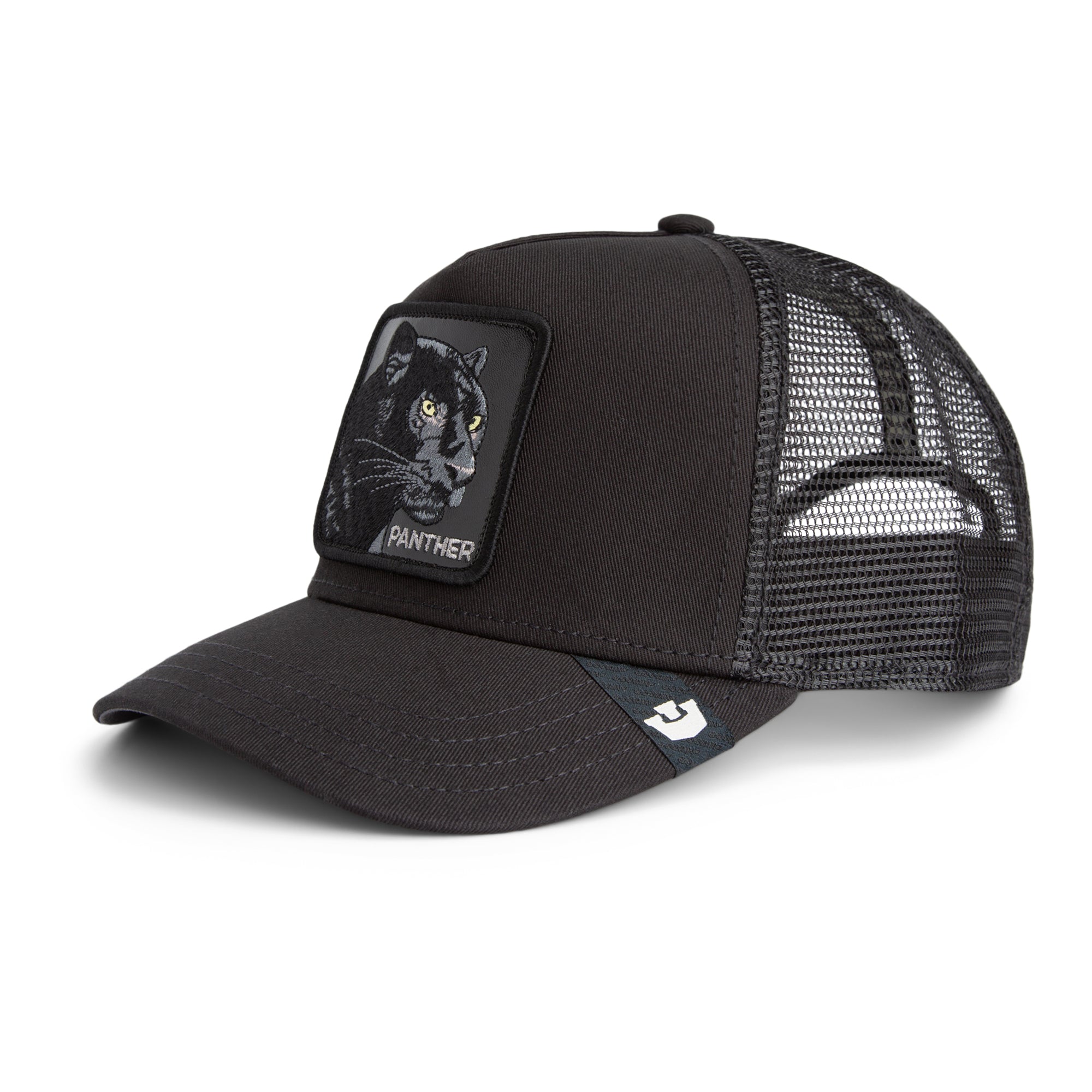 Panther Black Trucker Cap