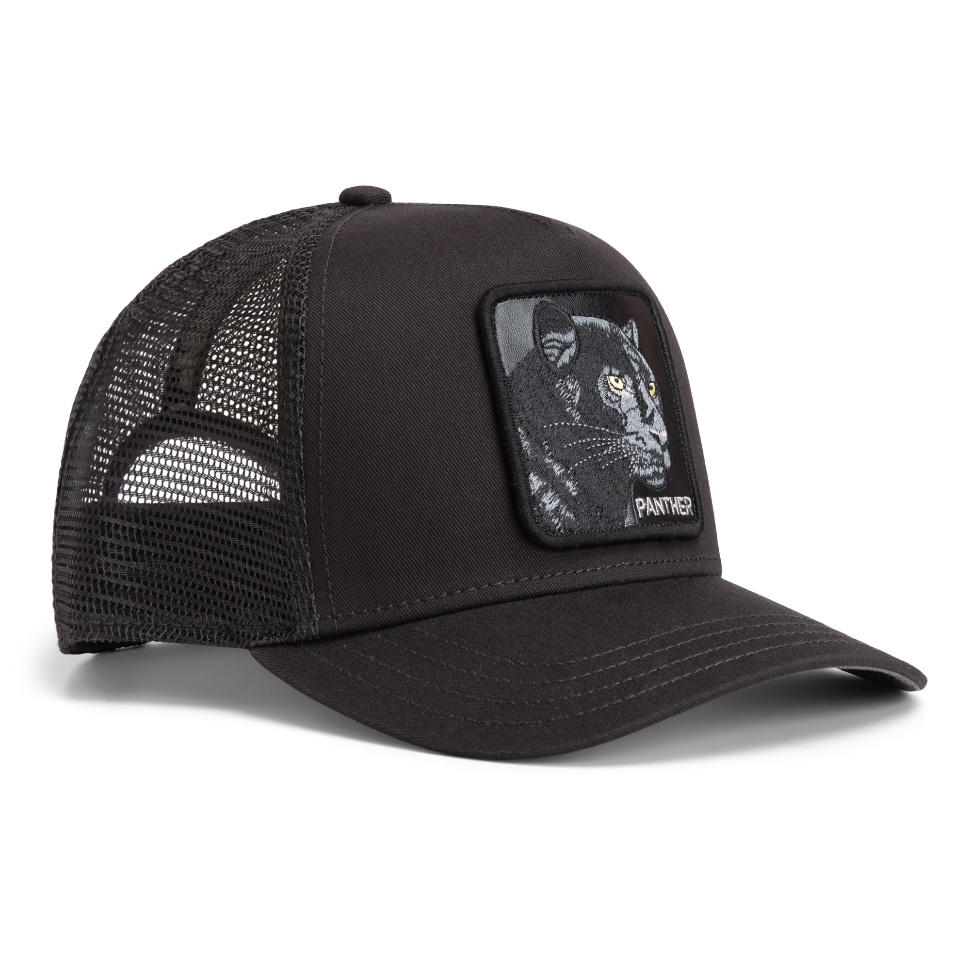 Panther Black Trucker Cap