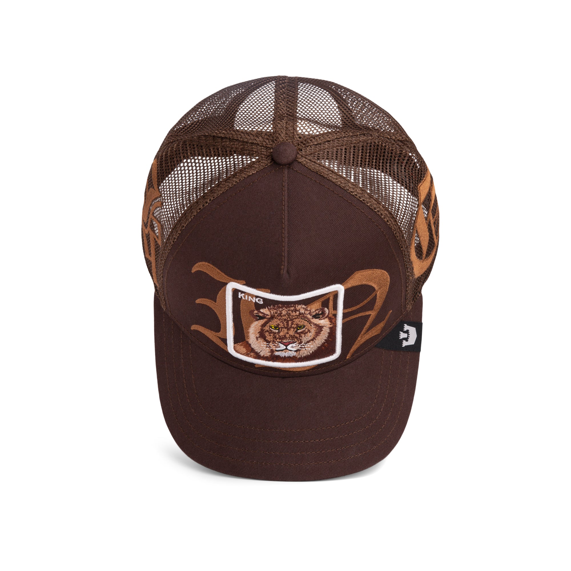 Old English King Ground Trucker Cap
