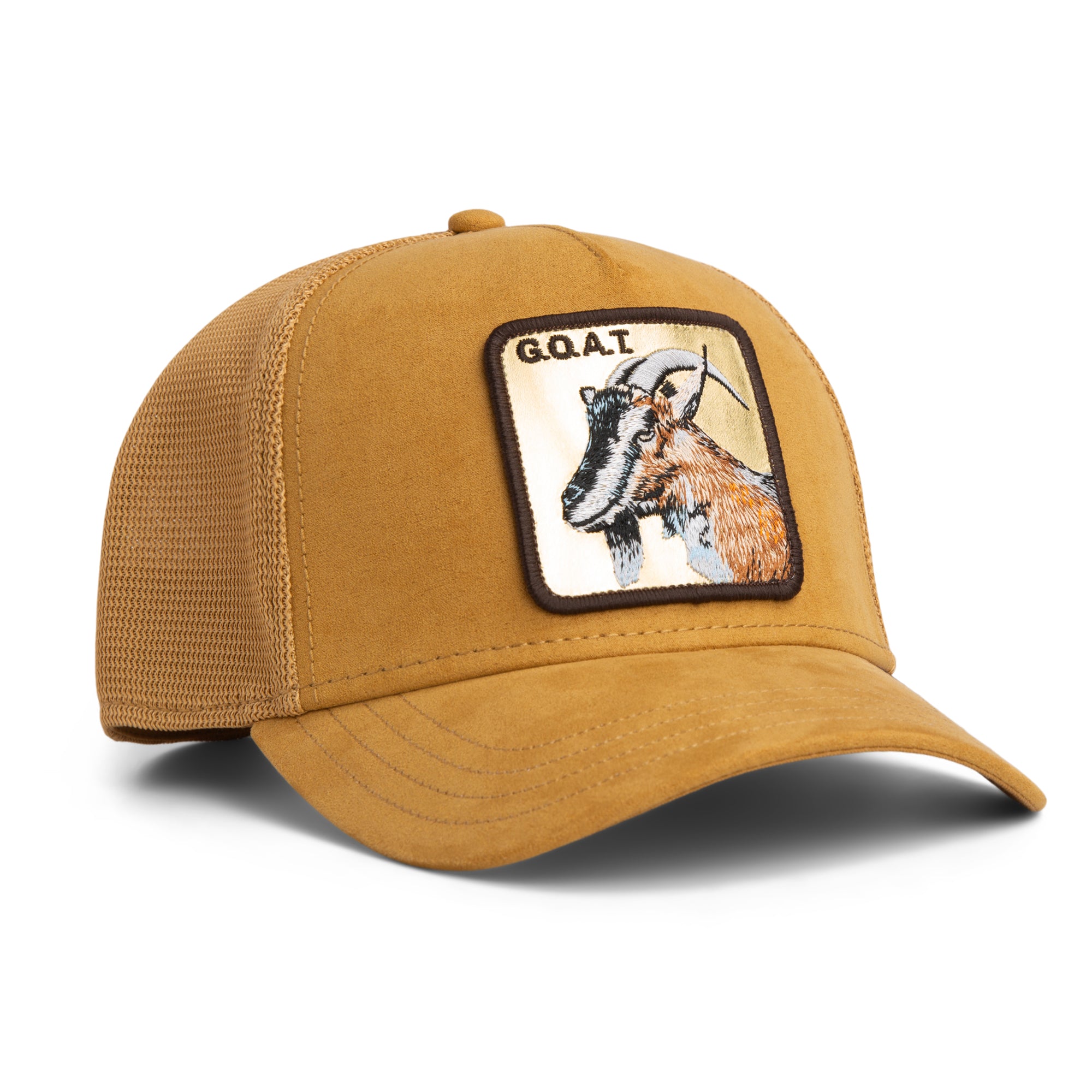 Golden Goat Amber Trucker Cap