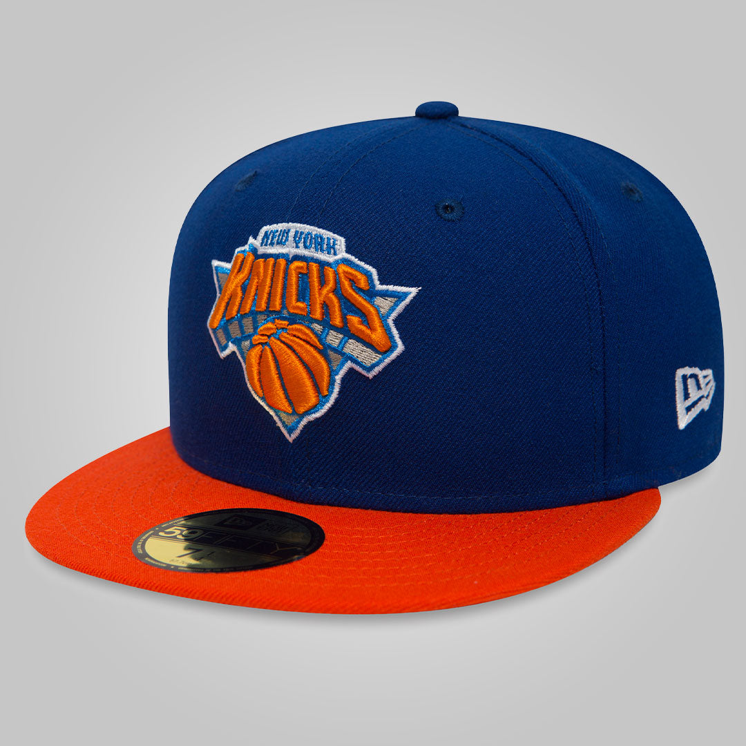 New York Knicks New Era Hat 59Fifty Fitted Cap Size 7 1/2 NBA Basketball  Blue