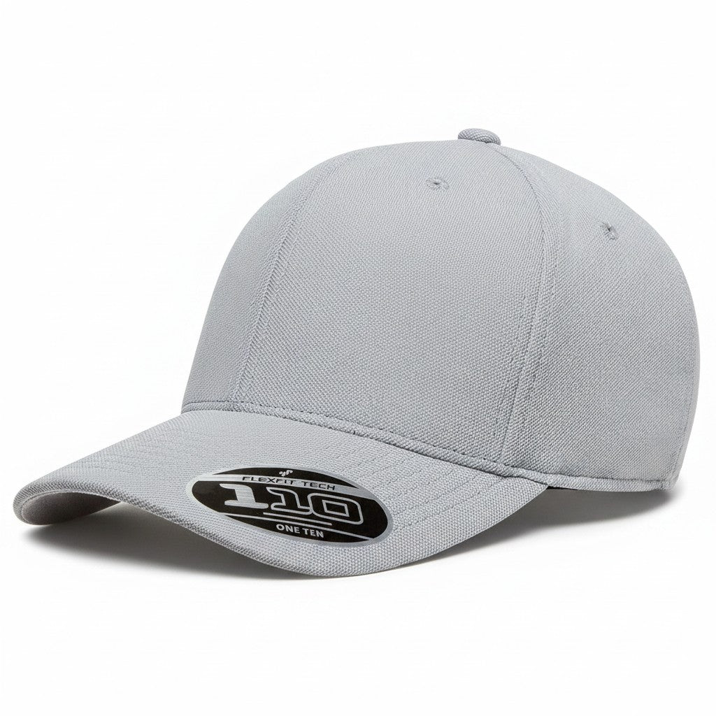 Flexfit: Grey Cool & Dry Mini Pique Adjustable Cap