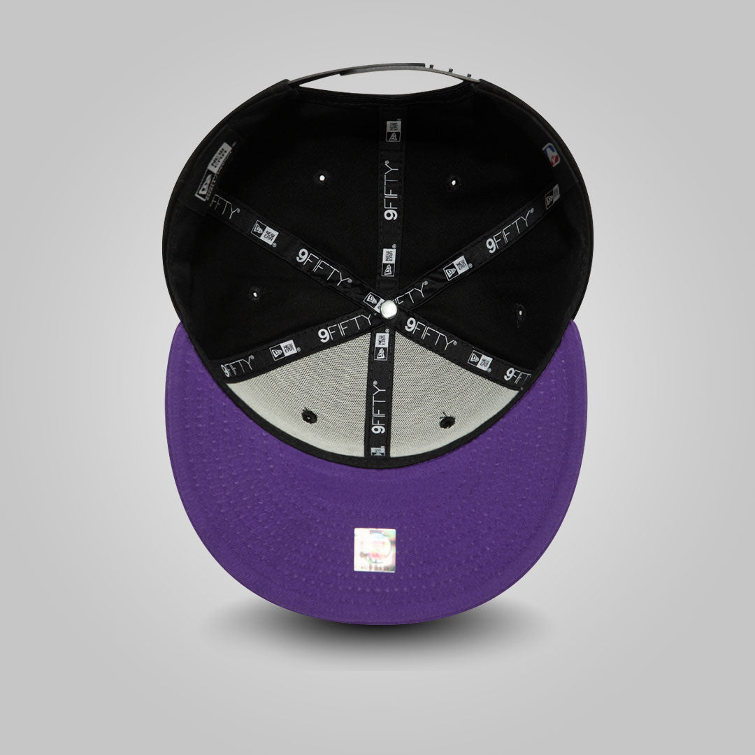 LA Lakers Logo Black 9FIFTY Cap