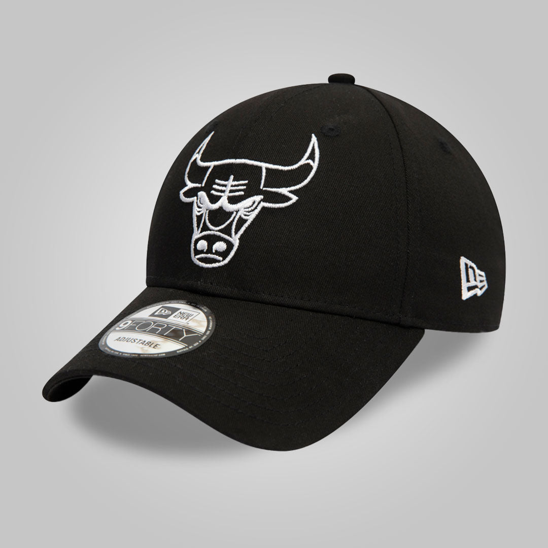 Chicago Bulls Essential Outline Black 9FORTY Cap