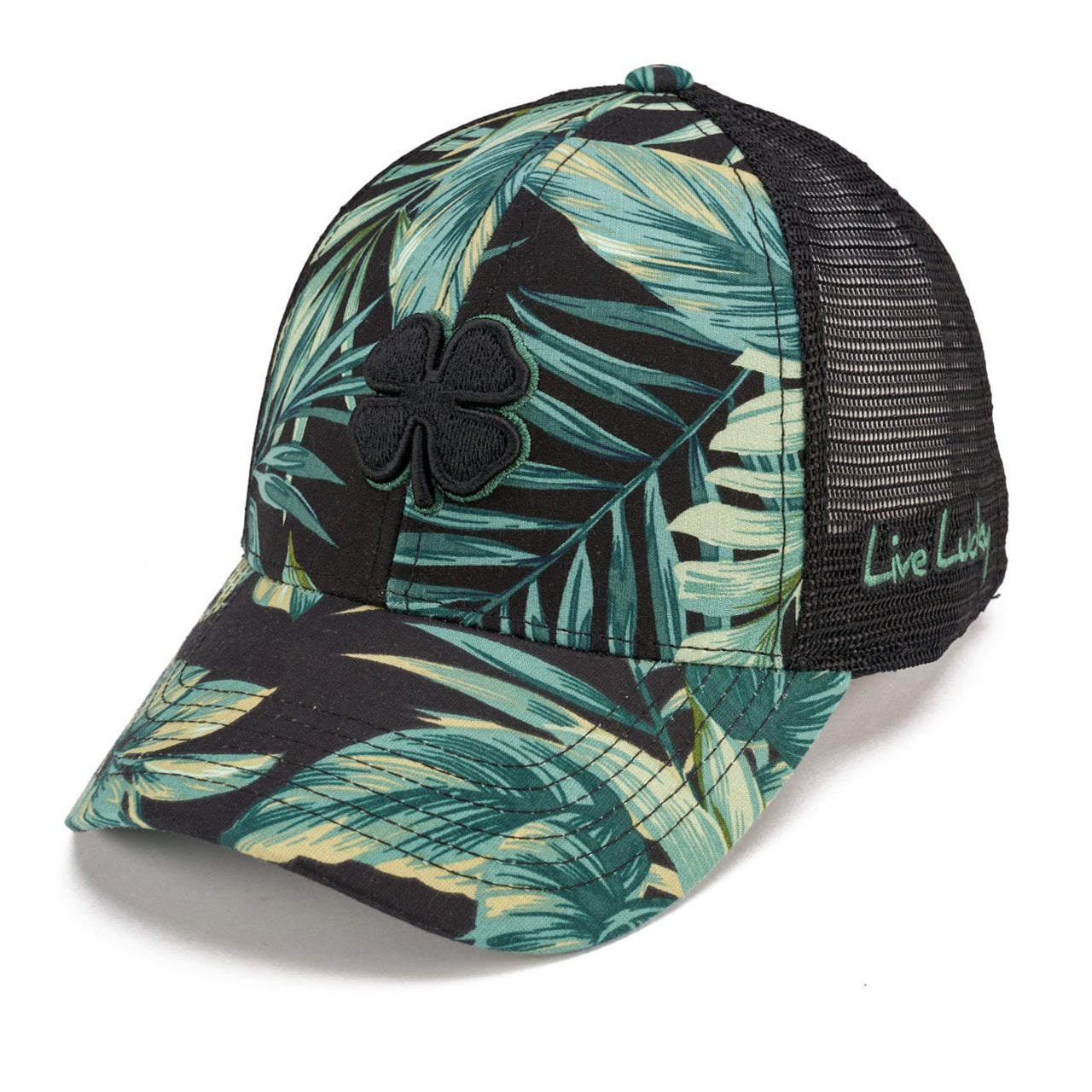 Island Luck 15 Black Trucker Cap