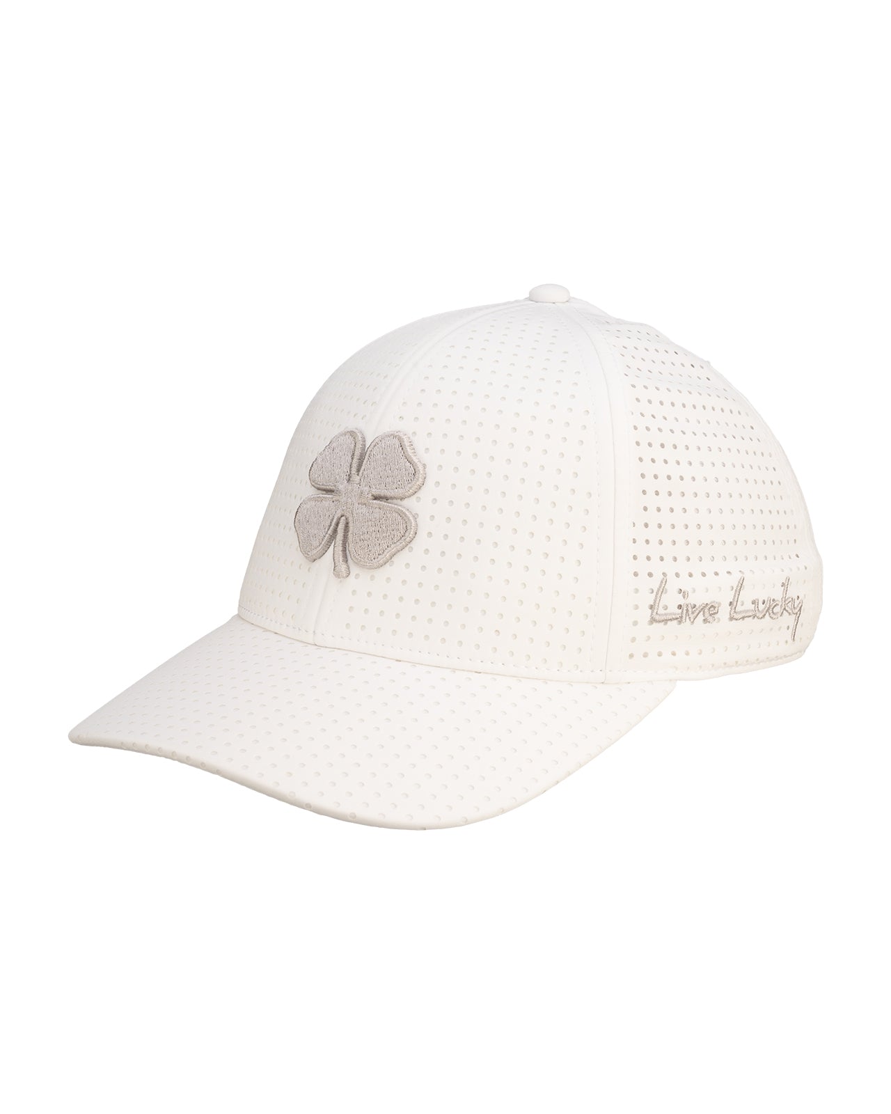 Perf 14 White Stretch Fit Cap