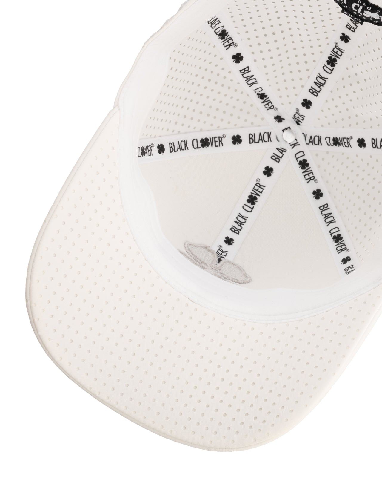 Perf 14 White Stretch Fit Cap