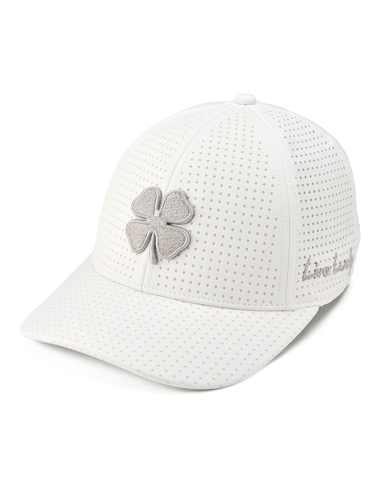 Perf 14 White Stretch Fit Cap