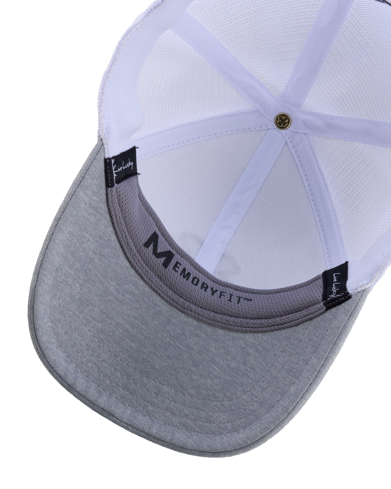 Perfect Luck 18 Silver Stretch Fit Cap
