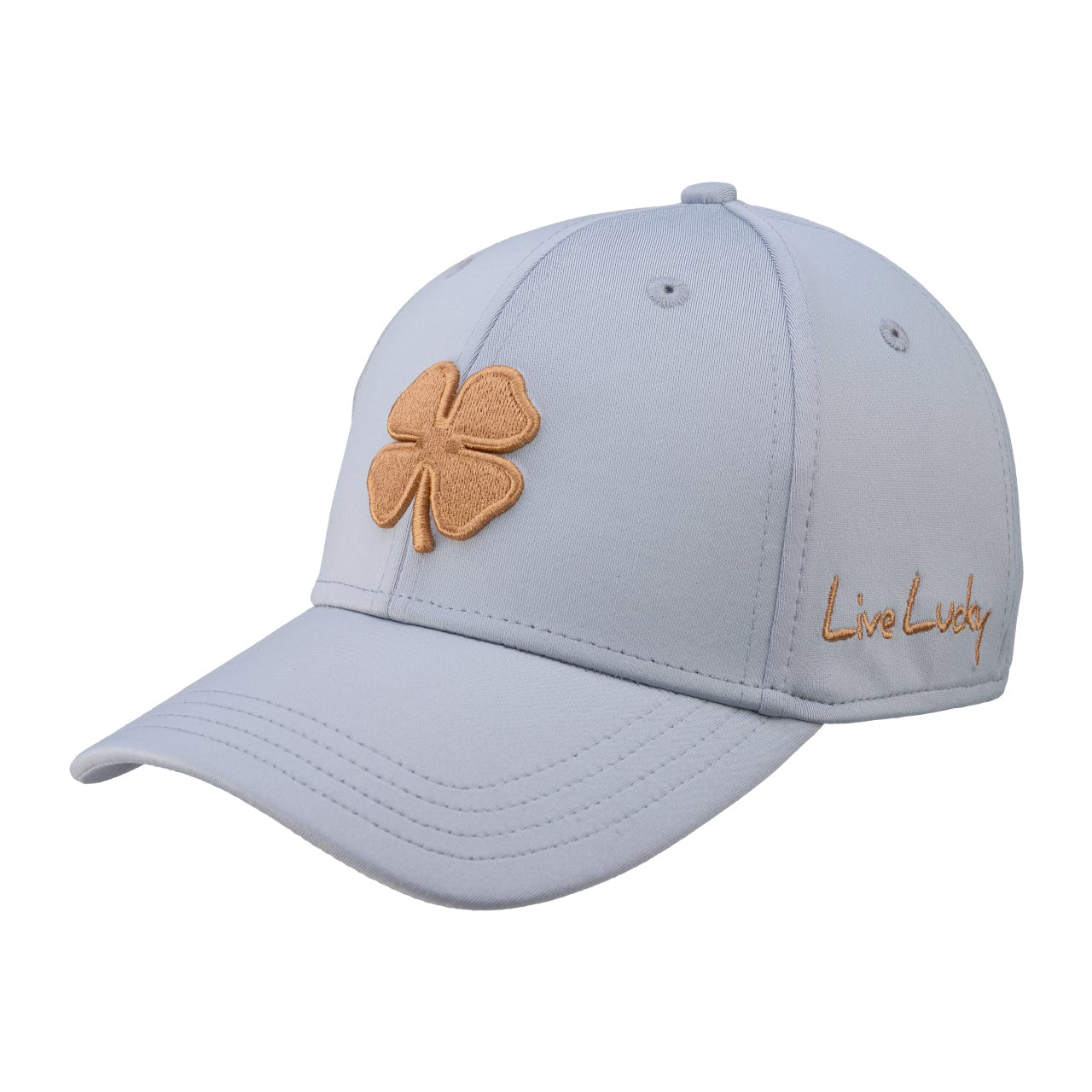 Premium Clover 132 Silver Snapback Cap