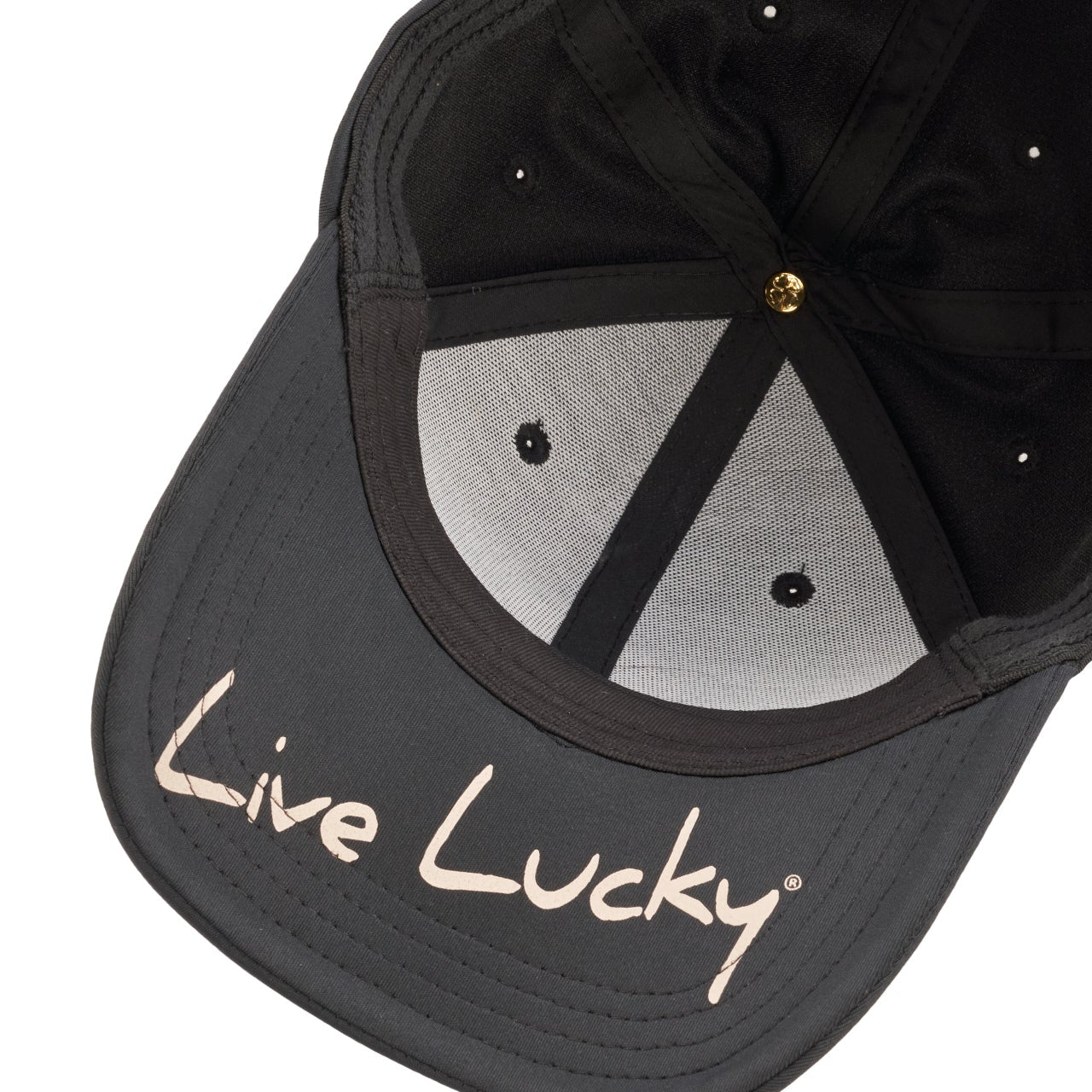 Premium Clover 148 Black Snapback Cap