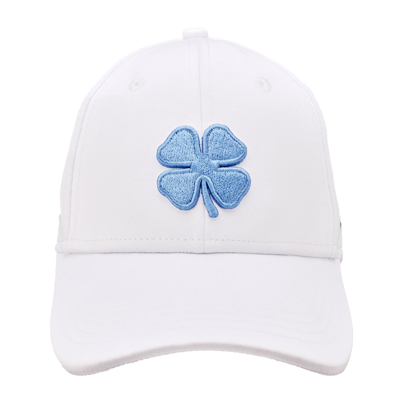 Premium Clover 157 White Stretch Fit Cap
