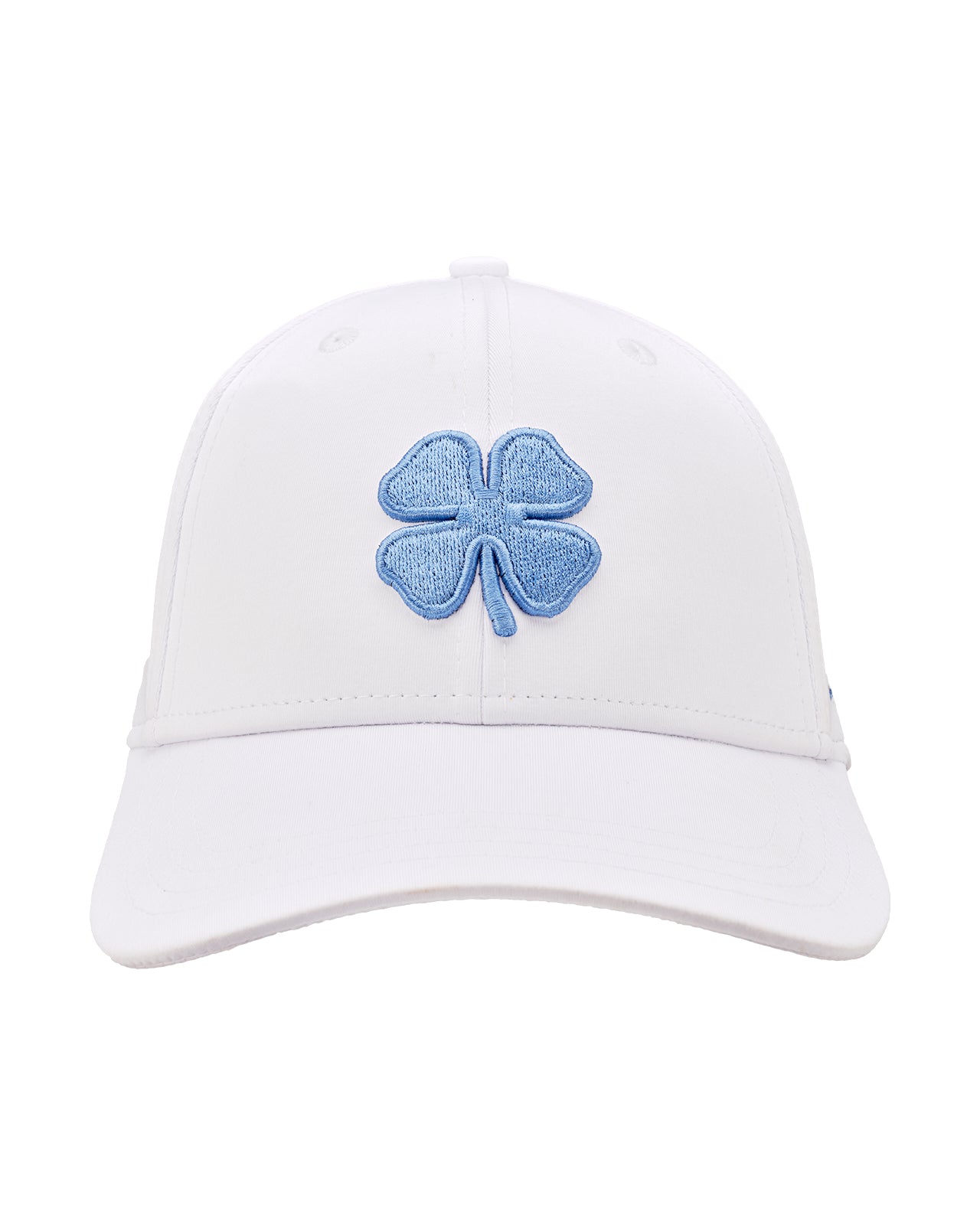 Premium Clover 157 White Stretch Fit Cap