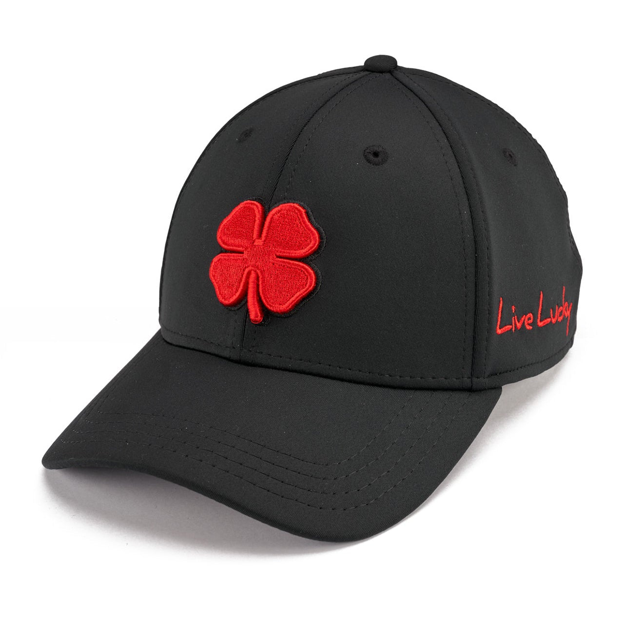 Premium Clover 24 Black Snapback Cap