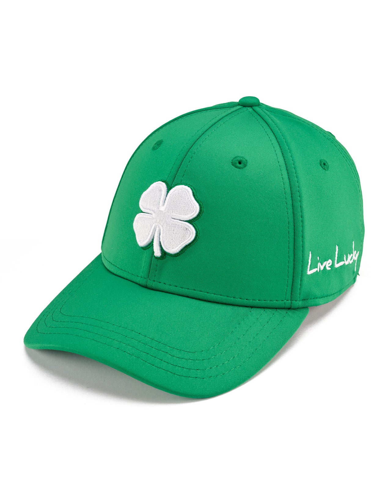 Premium Clover 58 Green Stretch Fit Cap
