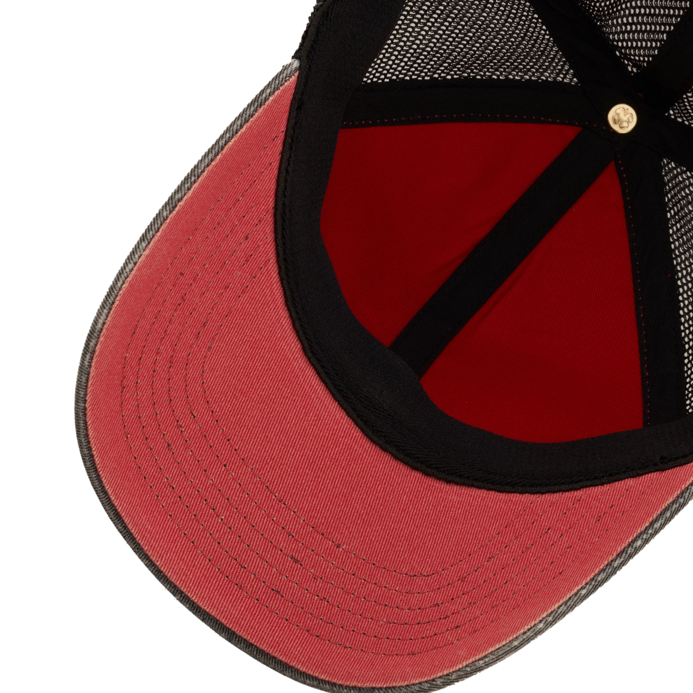 Two Tone Vintage 34 Red Trucker Cap