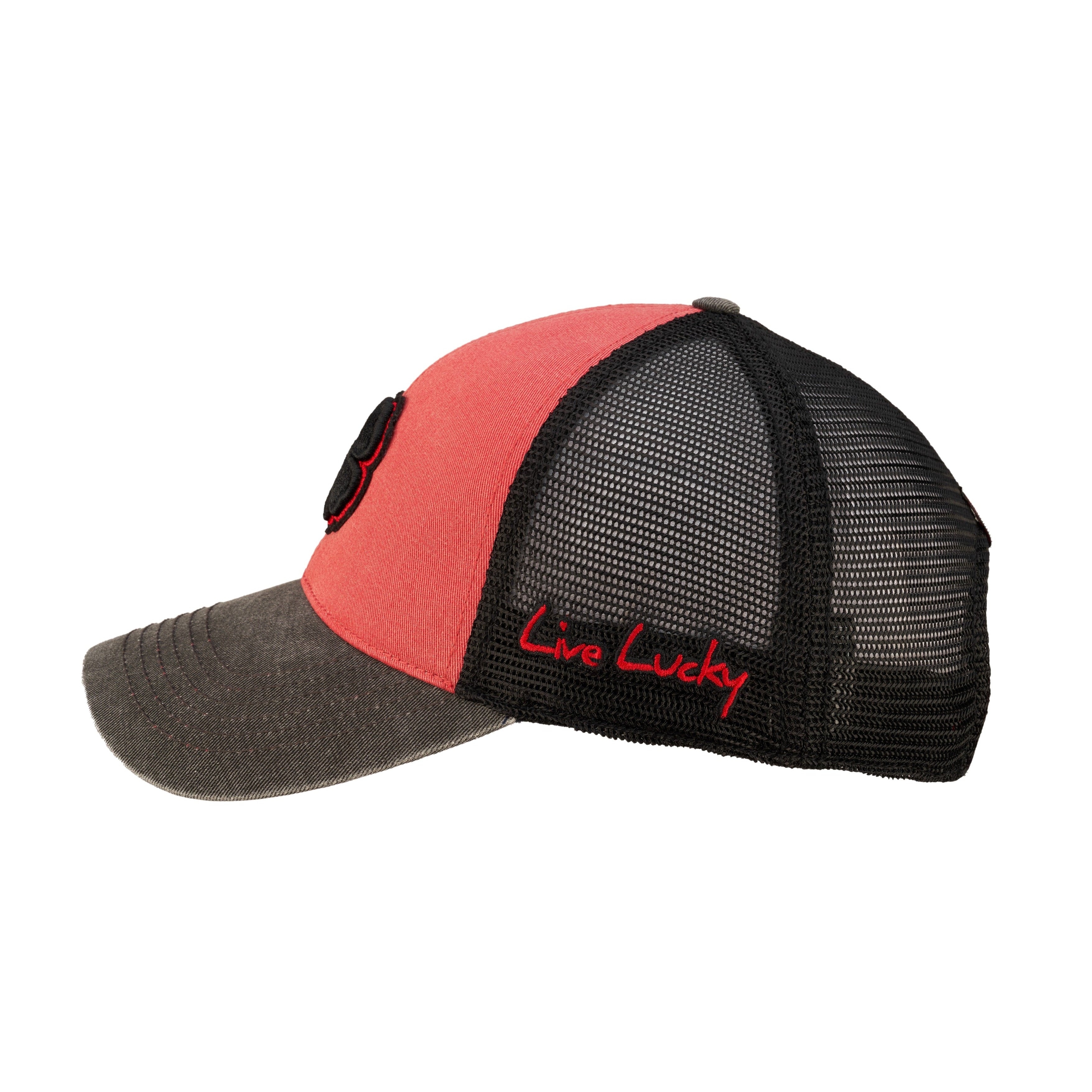 Two Tone Vintage 34 Red Trucker Cap