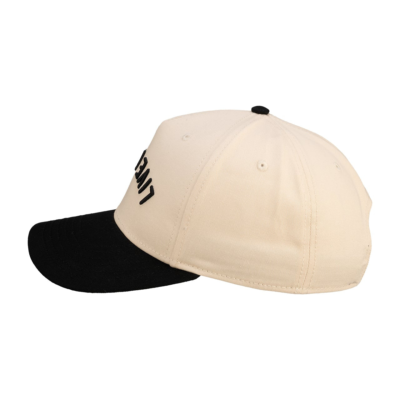Upside Down Luck 1 Creme Snapback Cap