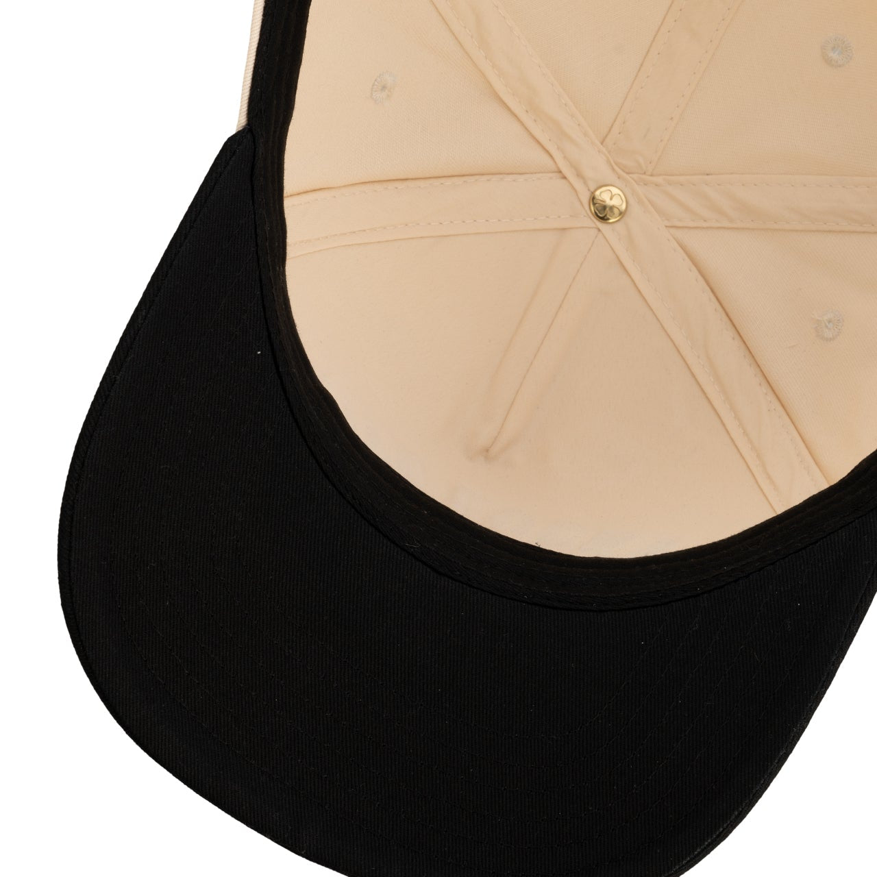 Upside Down Luck 1 Creme Snapback Cap