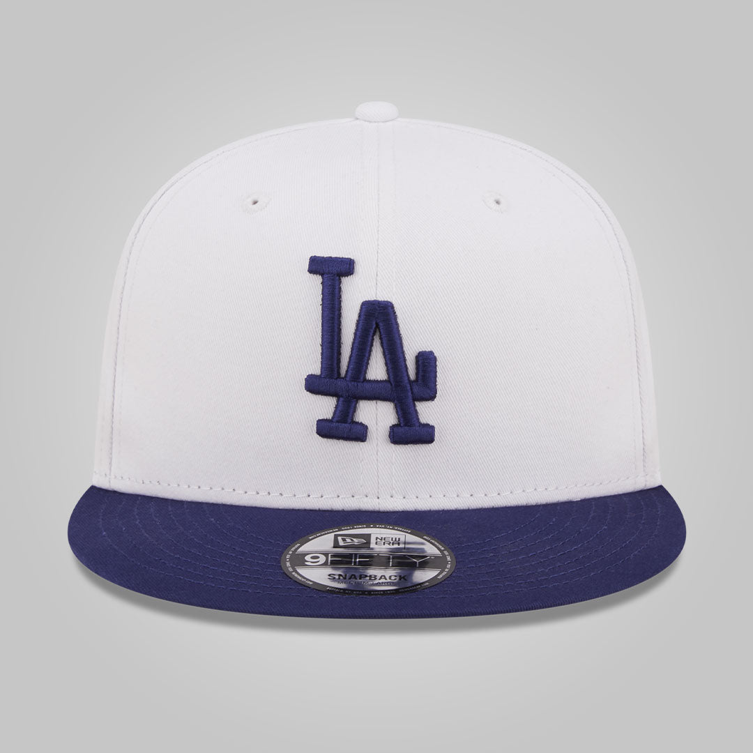 LA Dodgers White 9FIFTY Snapback Cap