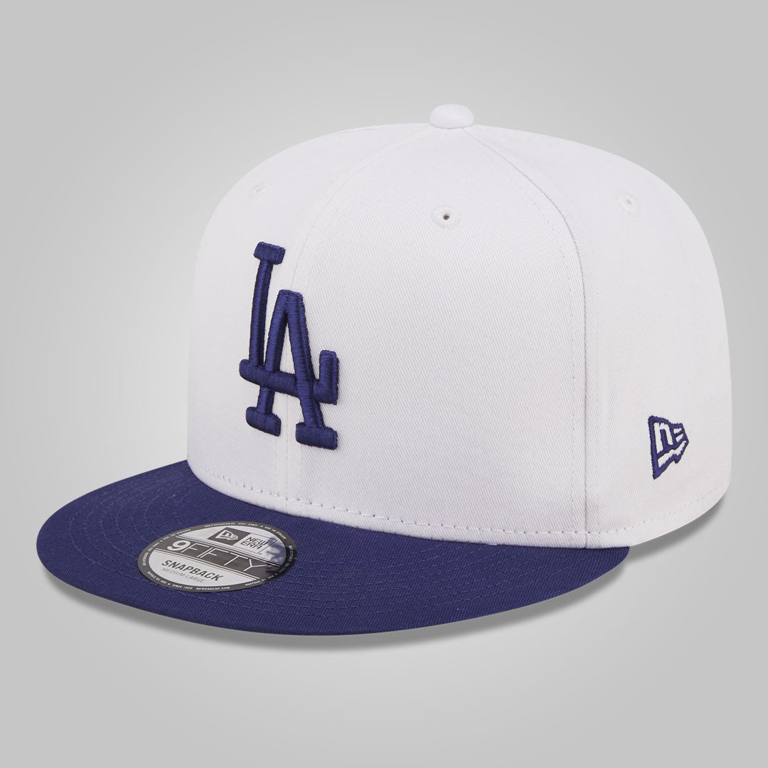 LA Dodgers White 9FIFTY Snapback Cap